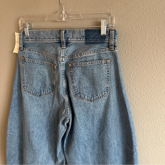 NWT Abercrombie & Fitch Mid Rise The Ultra Barrel Jeans 25 long - Picture 7 of 12
